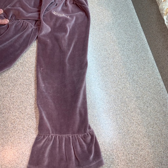 Rose Crushed Velvet hoodie dress style button up - Picture 7 of 14